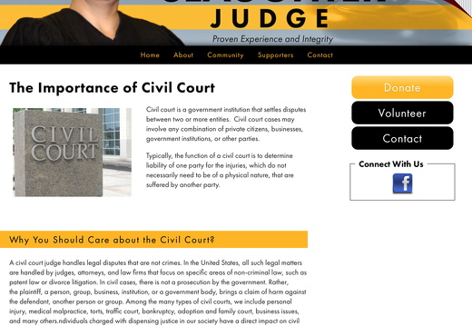 Re-elect Judge Gena Slaughter (7283 visits) Re-elect Judge Gena Slaughter