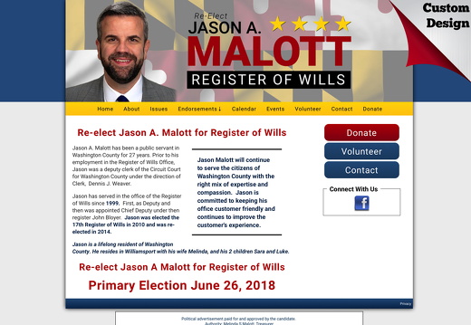 Jason A. Malott for Register of Wills