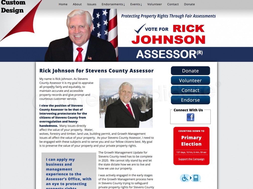  Rick Johnson for Stevens County Assessor