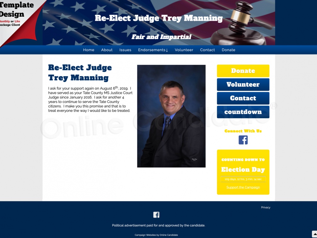 Re-Elect Judge Trey Manning