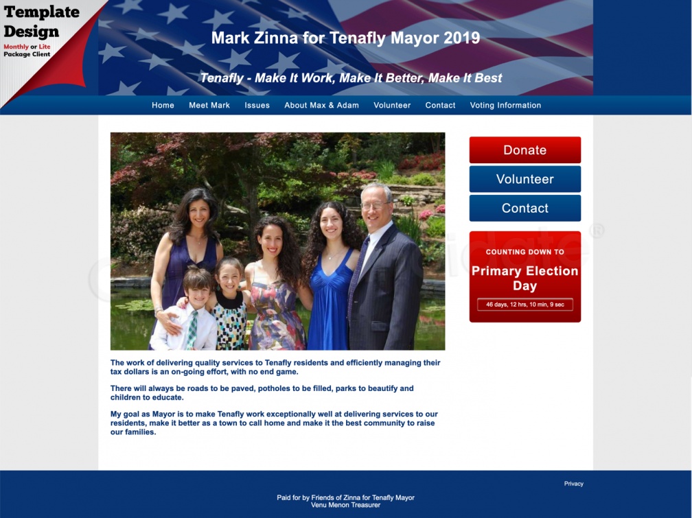 Mark Zinna for Tenafly Mayor