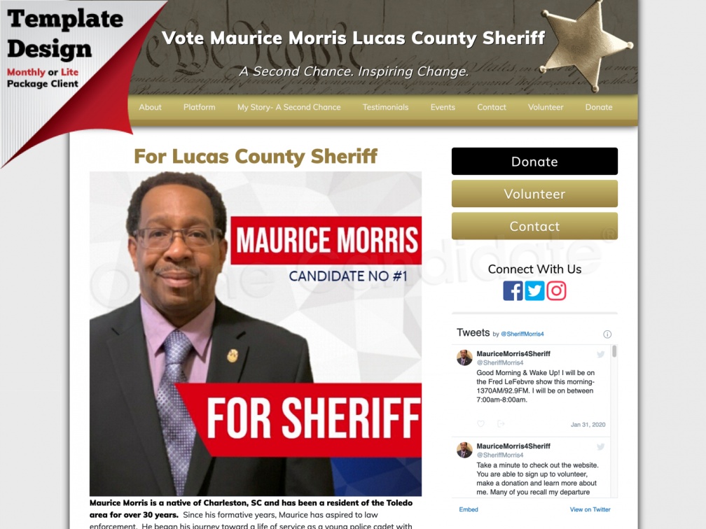 Maurice Morris Lucas County Sheriff