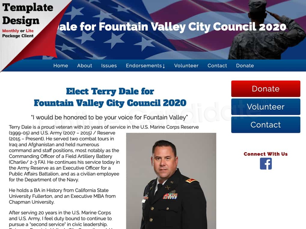 Terry Dale for Fountain Valley City Council