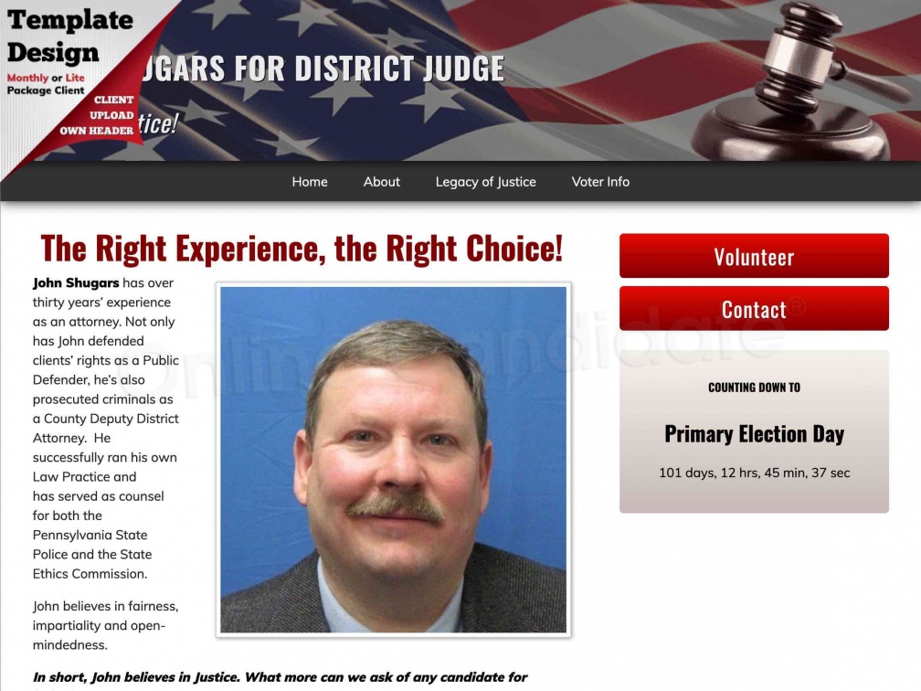  John Shugars for District Judge