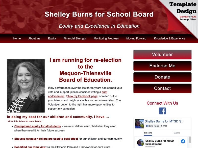  Shelley Burns for Mequon-Thiensville Board of Education