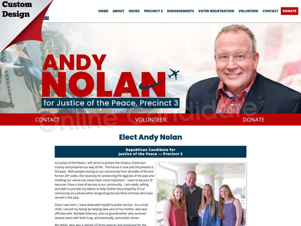 Andrew Nolan for Justice of the Peace — Precinct 3