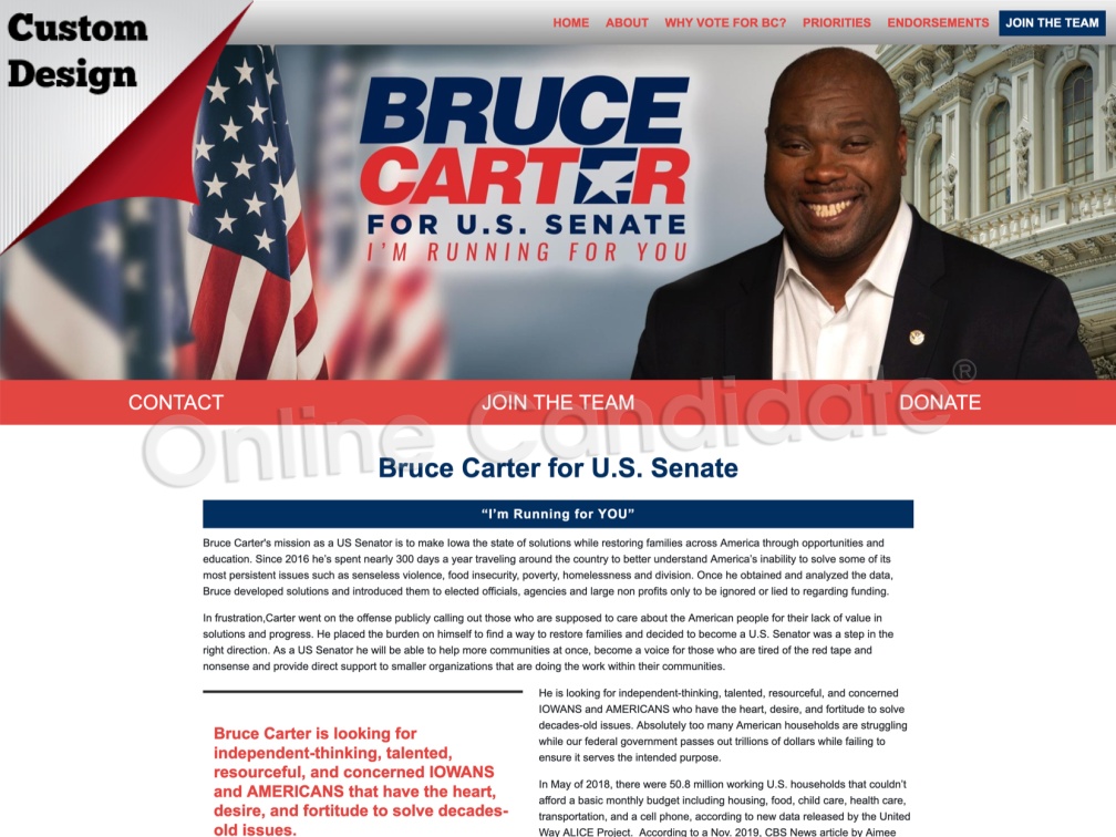Bruce Carter for U.S. Senate