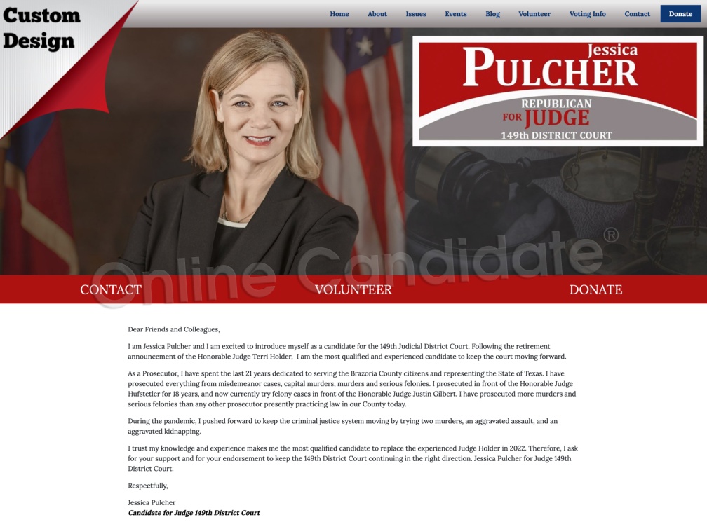 Jessica Pulcher for Judge 149th District Court