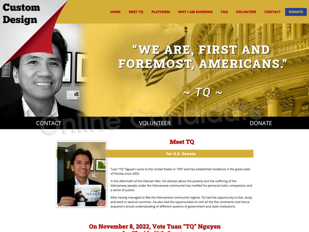 Tuan “TQ” Nguyen for Florida U.S. Senate.