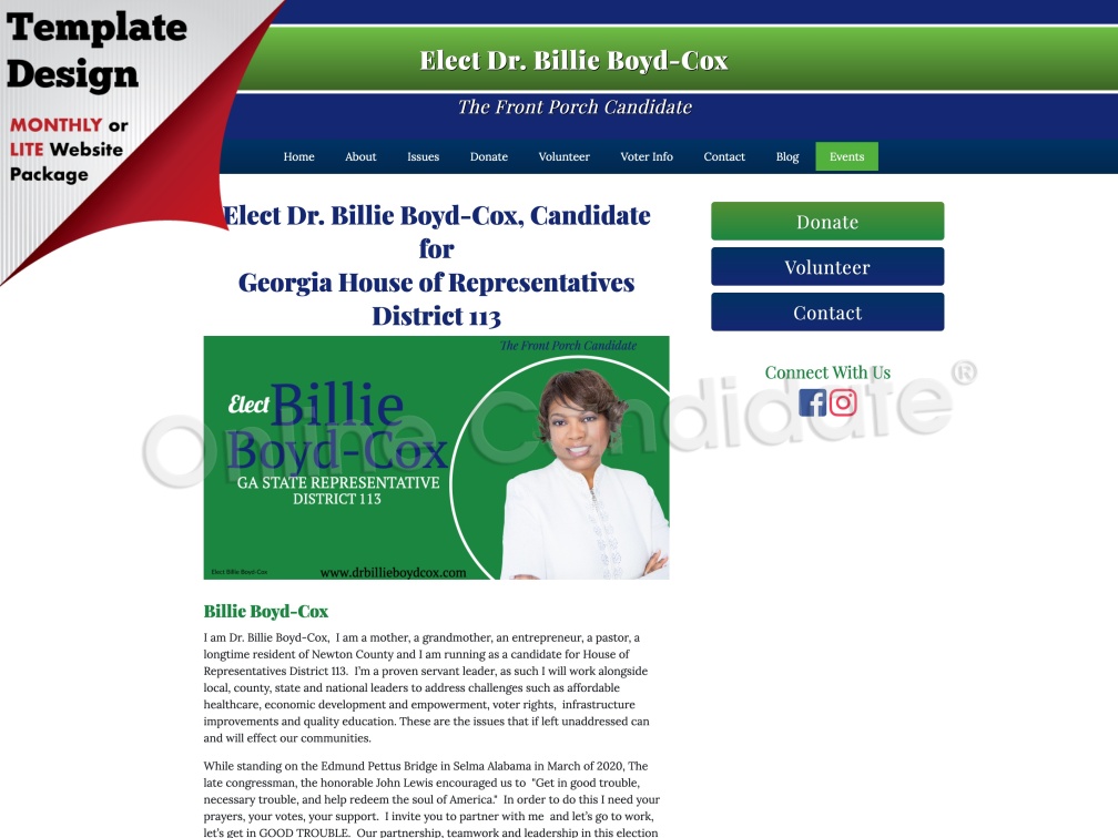Dr. Billie Boyd-Cox for Georgia House of Representatives District 113