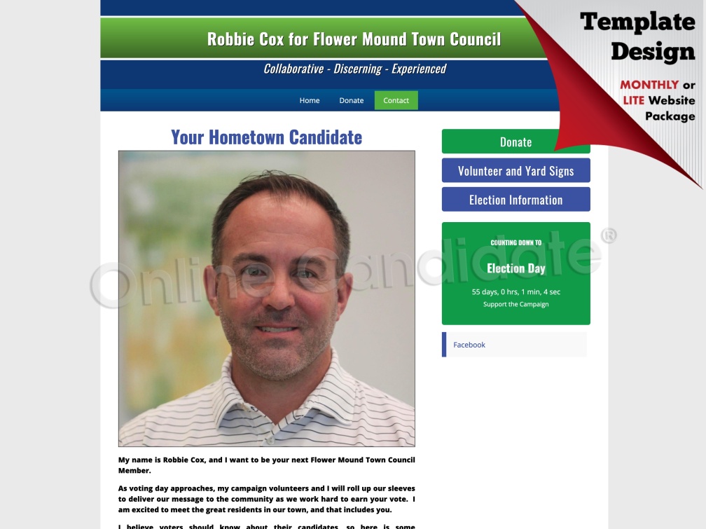  Robbie Cox for Flower Mound Town Council 