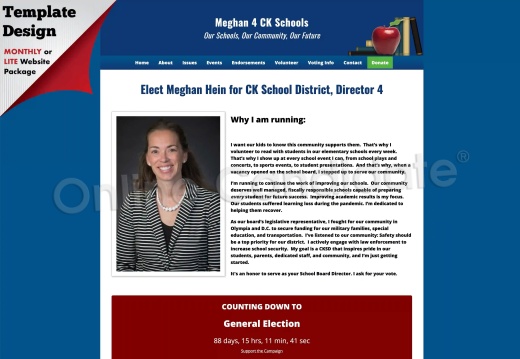 Meghan Hein for CK School District