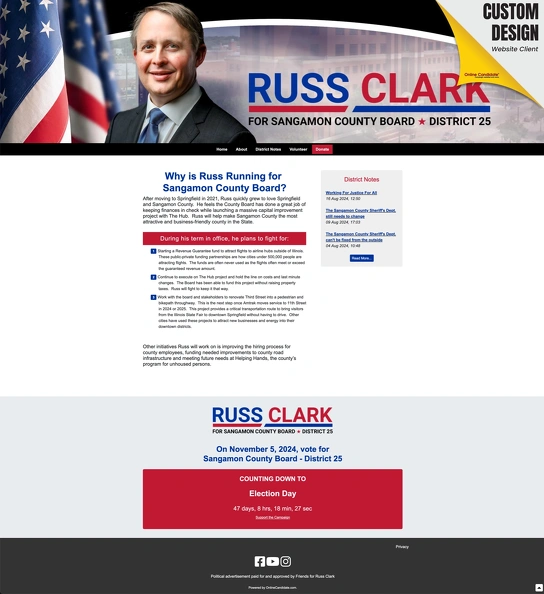 Russ Clark for Sangamon County Board - District 25.webp