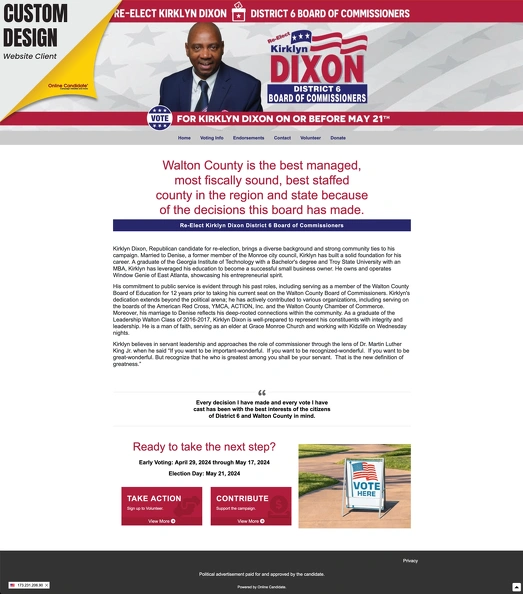 Re-Elect Kirklyn Dixon District 6 Board of Commissioners.webp
