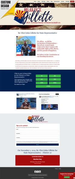 Re-Elect John Gillette for State Representative - District 30.webp