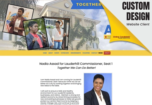 Nadia Assad for Lauderhill Commissioner, Seat 1