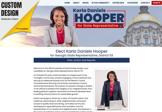 Karla Daniels Hooper for Georgia State Representative, District 113