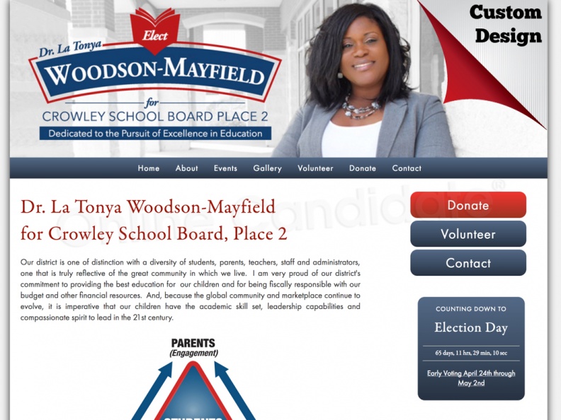 Dr. La Tonya Woodson-Mayfield for Crowley School Board, Place 2