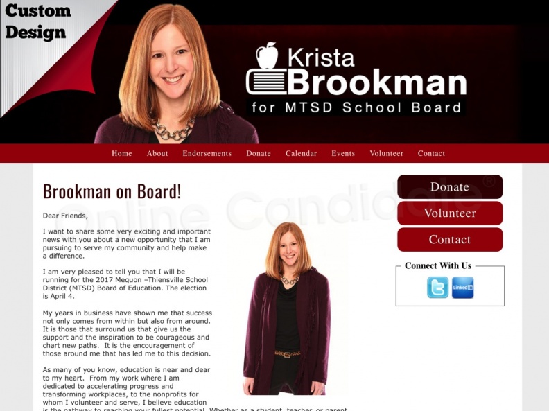 Krista Brookman for Mequon-Thiensville School District Board of Education