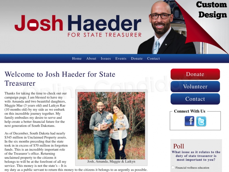 Josh Haeder for South Dakota State Treasurer