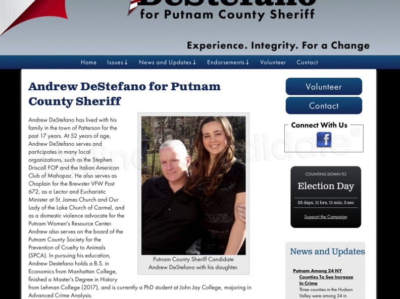 Andrew DeStefano for Putnam County Sheriff