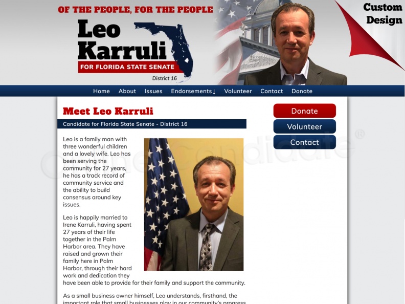 Leo Karruli for Florida State Senate - District 16