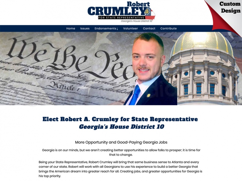 Robert A. Crumley for State Representative Georgia's House District 10