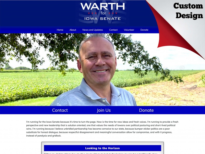 Kevin Warth for Iowa State Senate