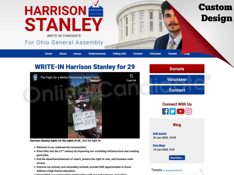 WRITE-IN Harrison Stanley for Ohio General Assembly - 29th District