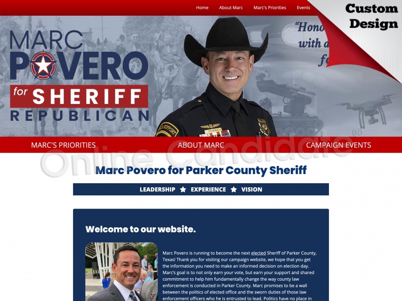 Marc Povero for Parker County Sheriff
