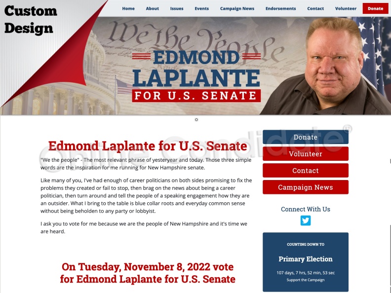Edmond Laplante for U.S. Senate