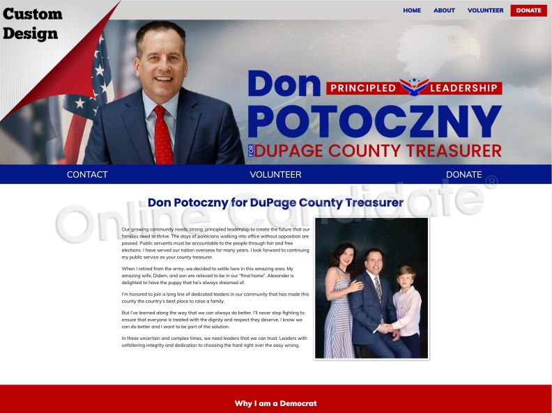 Don Potoczny for DuPage County Treasurer