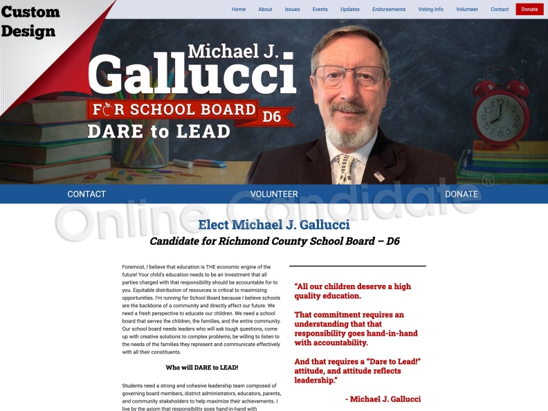 Michael J. Gallucci for Richmond County School Board – D6