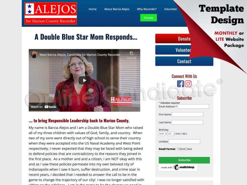 Alejos for Marion County Recorder